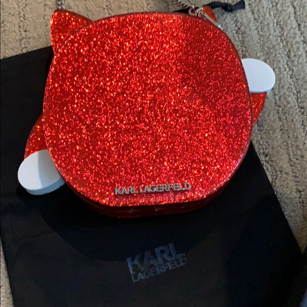 New Karl Lagerfeld Toyko Red Dragon Purse - Picture 6 of 7